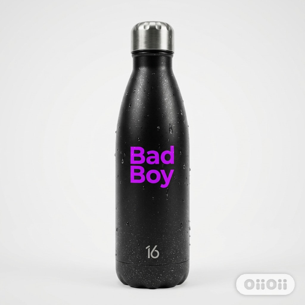 Bad Boy Metallic Neon Sports Bottle
