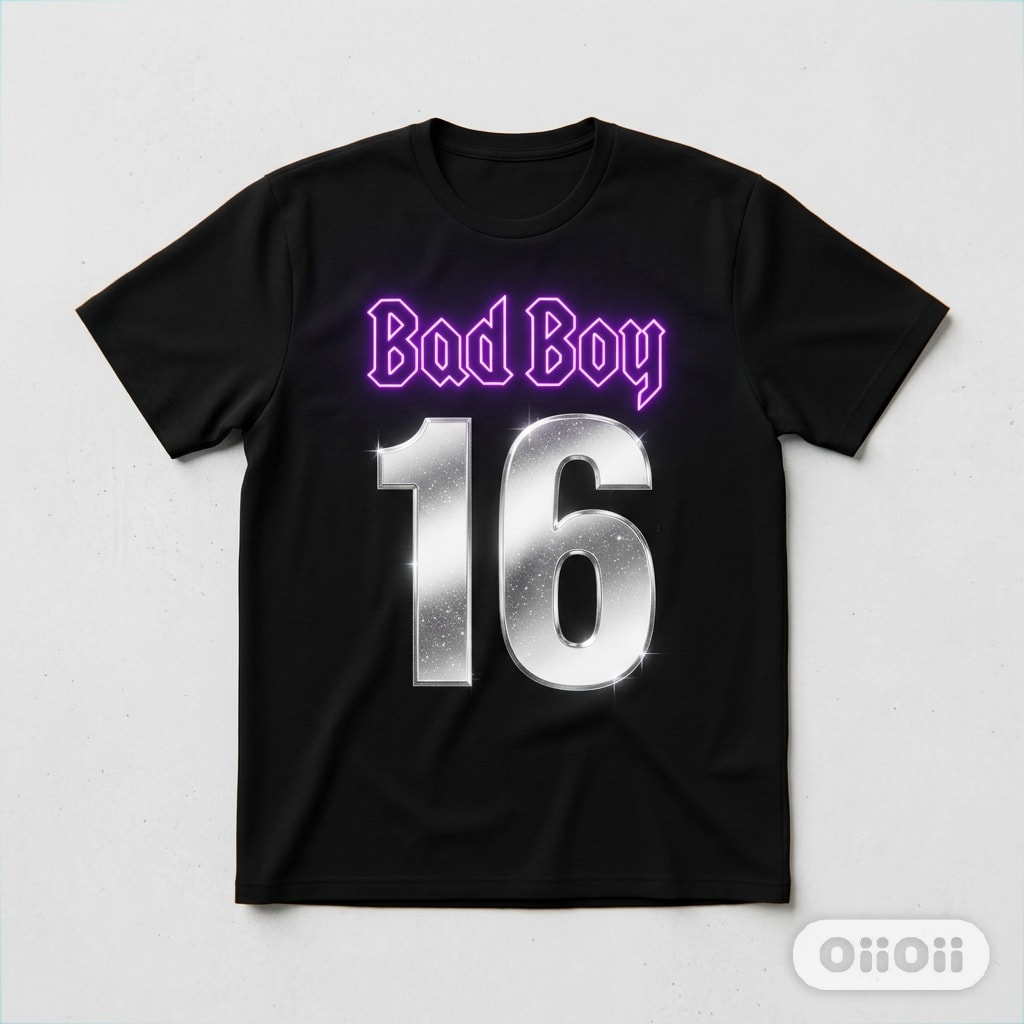 Bad Boy Signature Platinum Sparkle T-Shirt