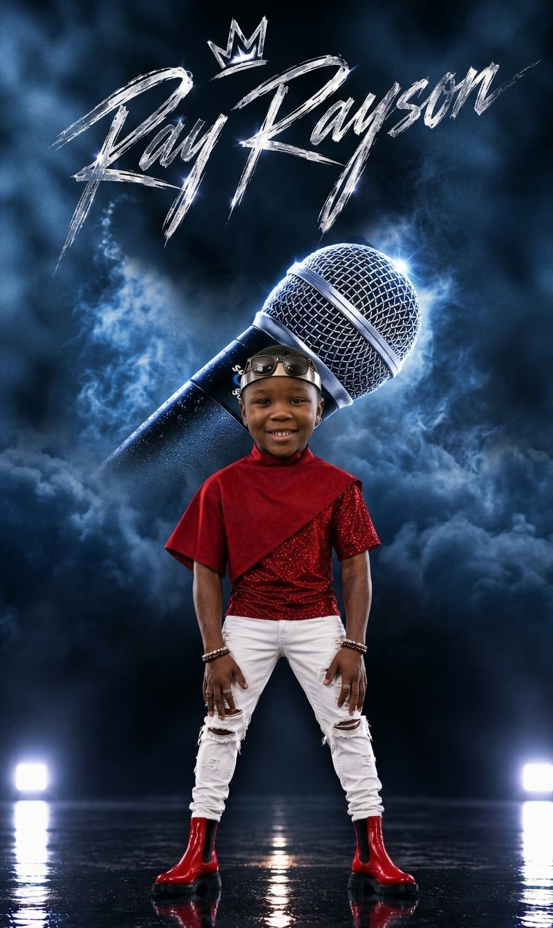 Bad Boy signal in the city sky — Ray Rayson